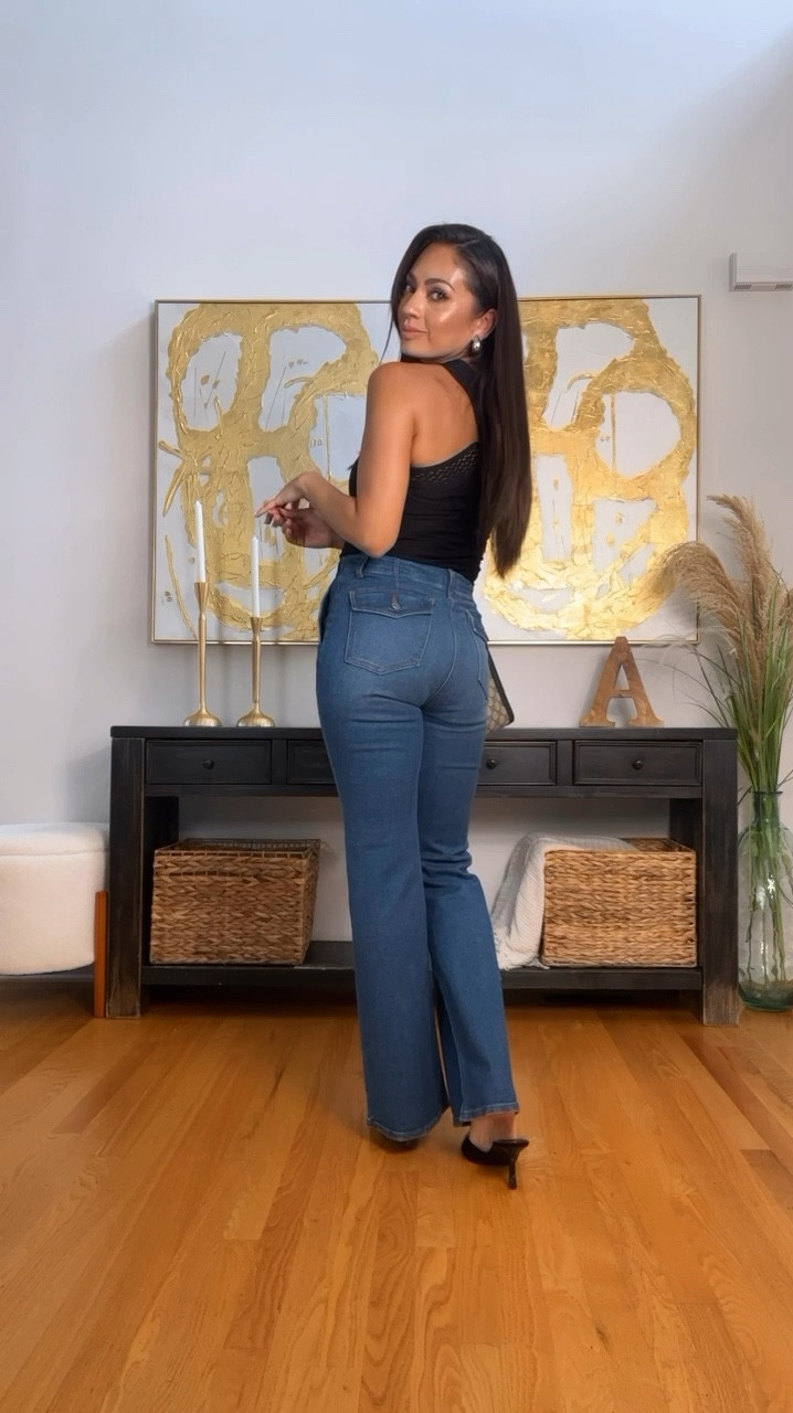 Obsessed with these jeans 

#LTKStyleTip #LTKOver40 #LTKFindsUnder100