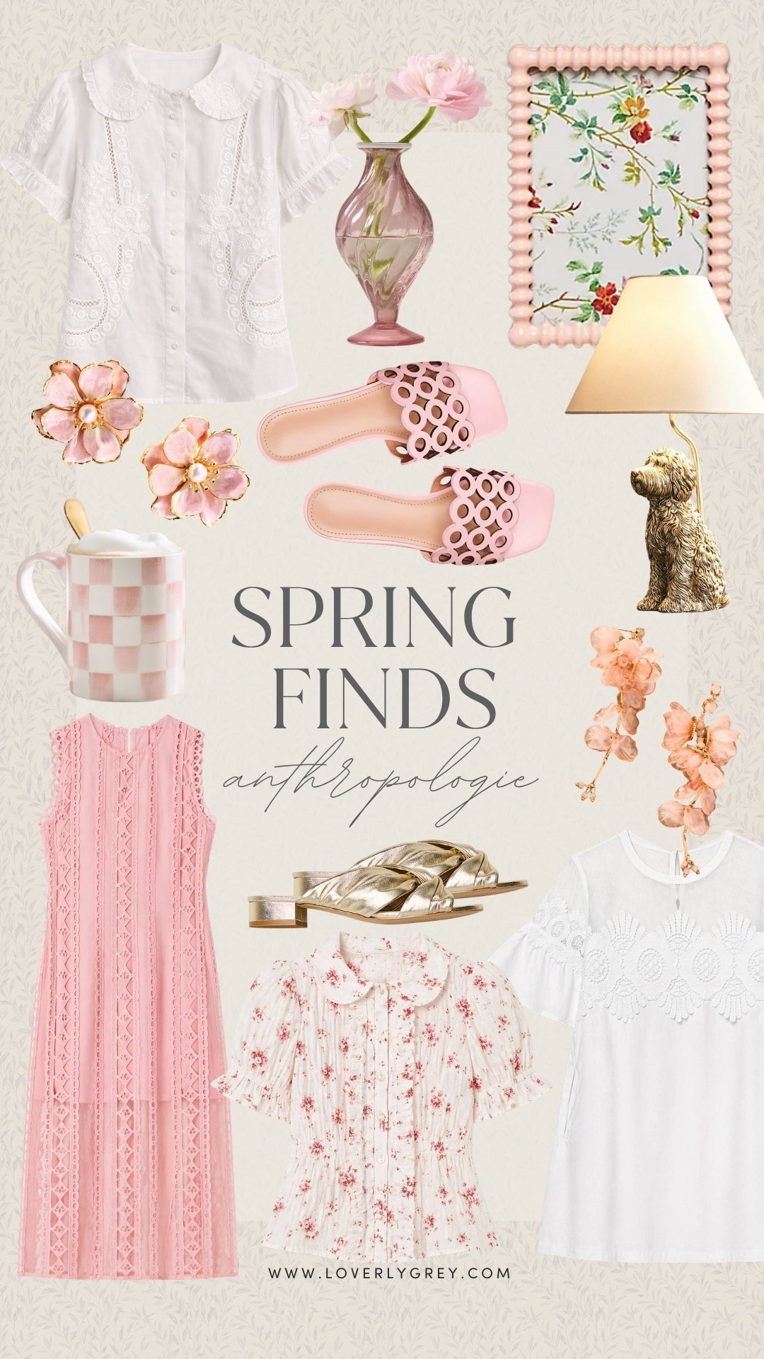 Anthropologie has some great spring finds 😍 Pink is so feminine and a perfect addition to your wardrobe and home for the warm seasons ahead! 

Loverly grey, Anthropologie home clothes, pink midi dress, floral blouse, white eyelet top

#LTKSeasonal