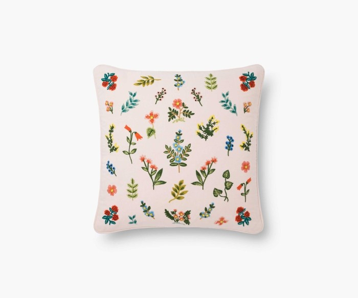 Wildwood Embroidered Pillow | Rifle Paper Co.