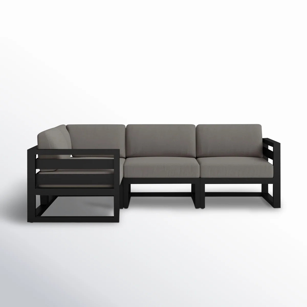 Smith 94" Outdoor Sectional with Sunbrella Cushions | Wayfair North America