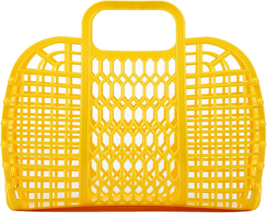 BABANA Jelly Bags - Reusable Gift Basket - Girls Beach Bag - Toddler, Kids Jelly Purse - Hallowee... | Amazon (US)