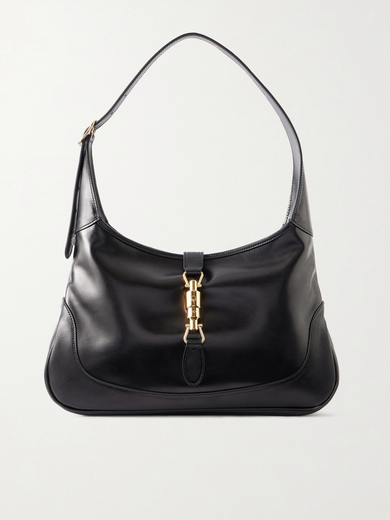Gucci - Jackie 1961 Leather Shoulder Bag - Black | NET-A-PORTER (US)
