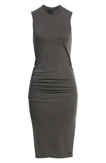Women's N:philanthropy Bellflower Mock Neck Body-Con Dress, Size X-Small - Grey | Nordstrom