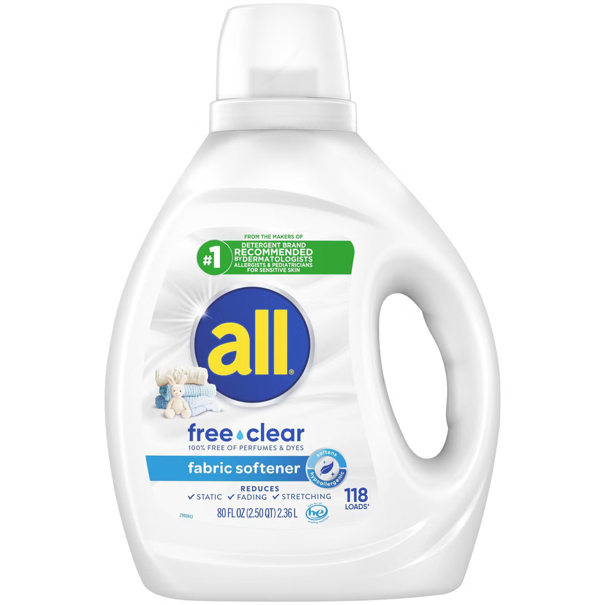 All Free Clear Liquid Fabric Softener - 80 fl oz | Target