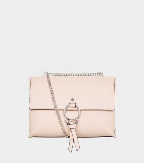 Pale Pink Ring Front Cross Body Bag
						
						Add to Saved Items
						Remove from Saved Items... | New Look (UK)