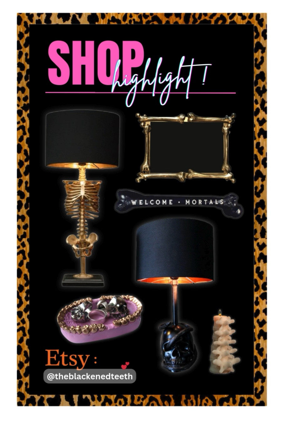 Halloween prep is in full swing but don’t forget, it can be year round in your household with amazing @etsy shops like The Blackened Teeth and of one mine and my client’s favorite shops ! 💀💀

Check out some of my favorite pieces from them ! 💜

#halloween #seasonal #homedecor

#LTKhome #LTKstyletip