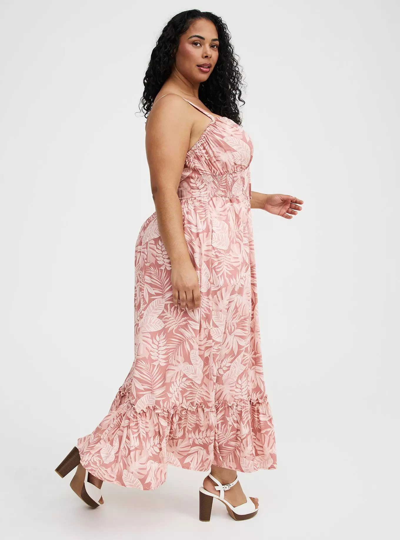 Smocked Detail Maxi Dress | Torrid (US & Canada)