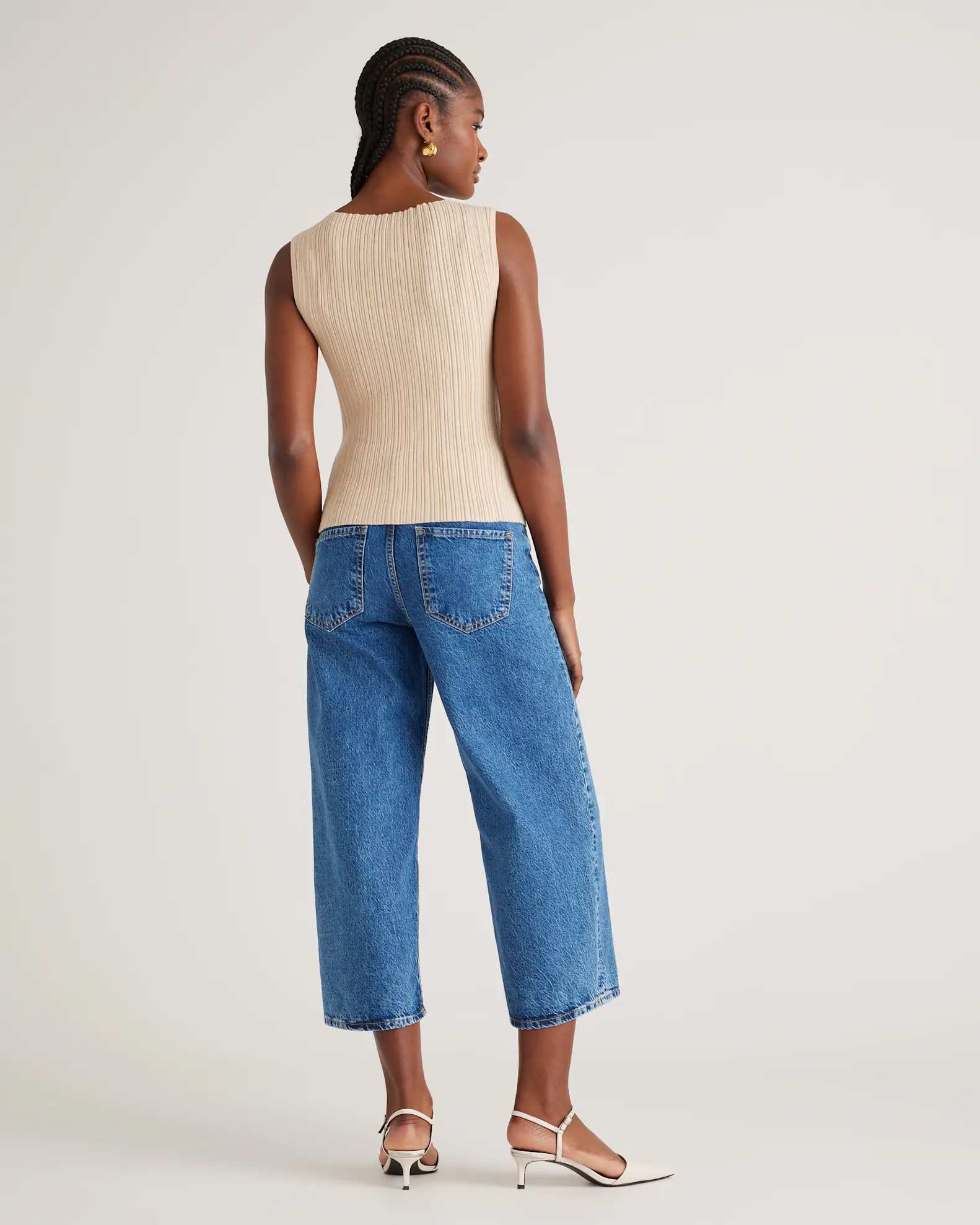 Cotton Cashmere Ribbed Tank | Quince