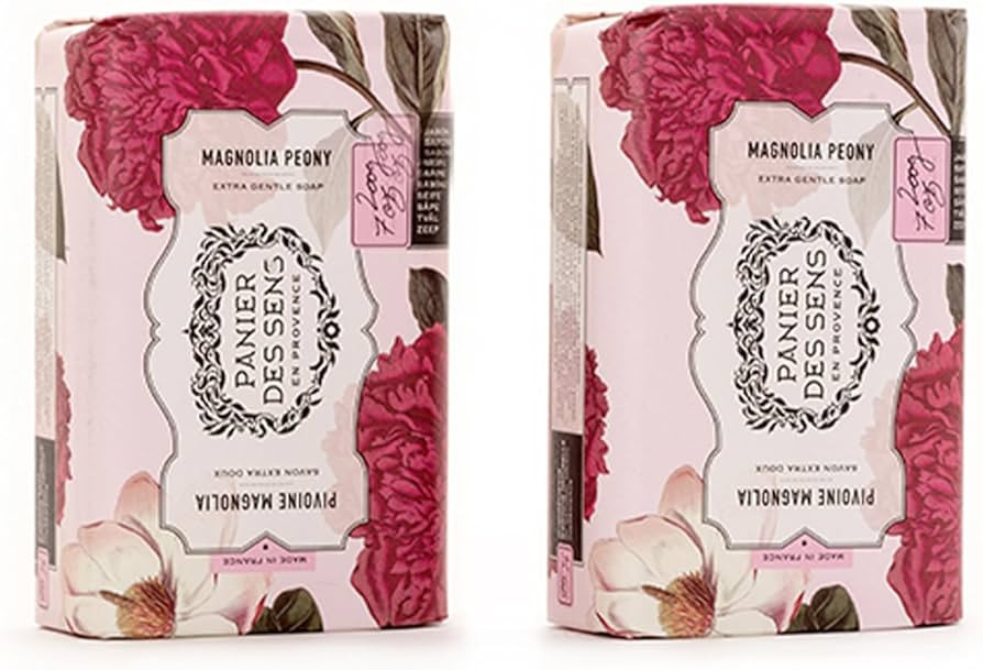 Amazon.com : Panier des Sens Magnolia Peony Shea butter natural bar soap, bath & body soap bars -... | Amazon (US)