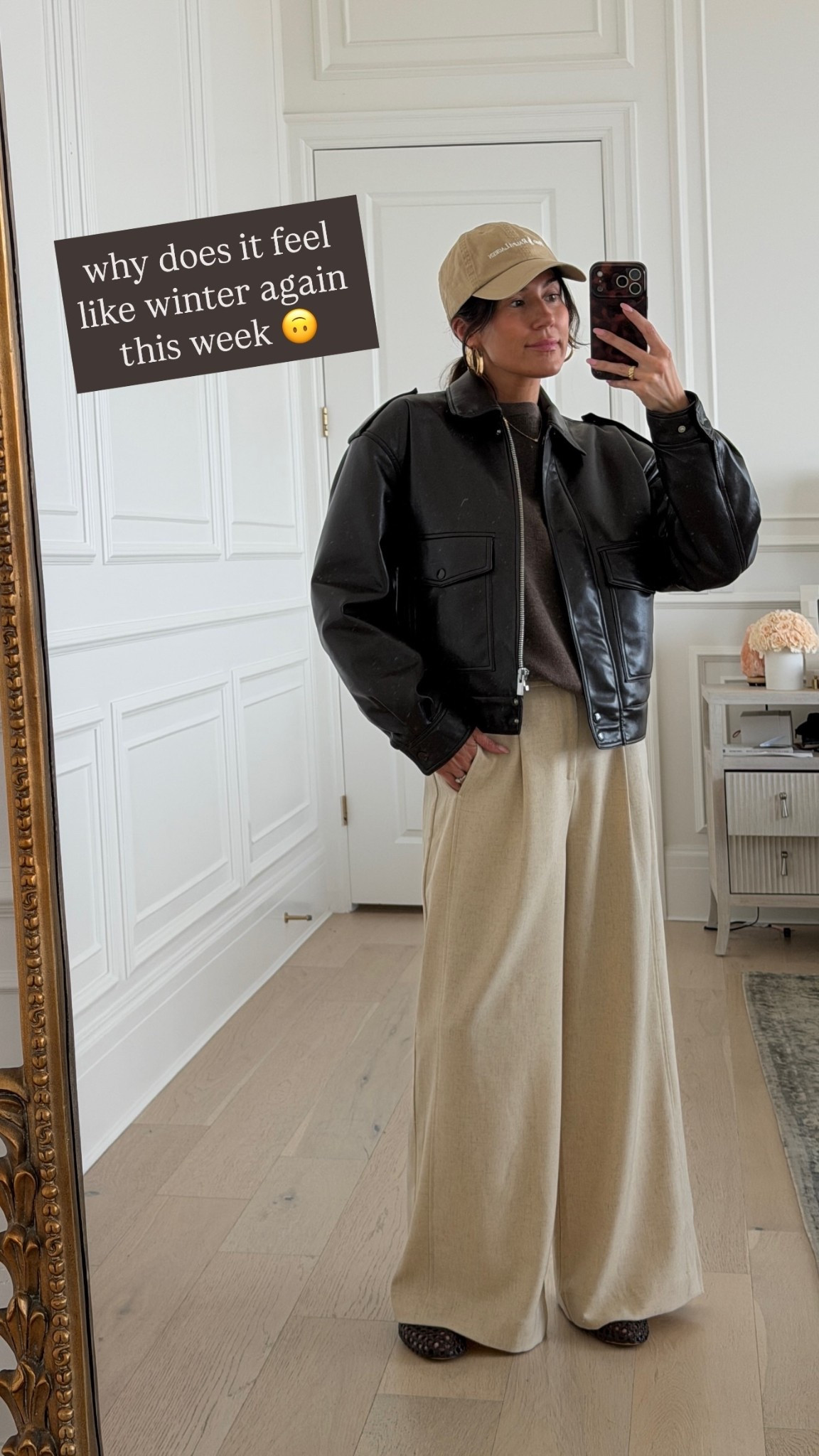 Elevated spring outfit ✨

Leather jacket from @Aritzia 

Wearing size small in pants from Amazon 

Work outfit, work pants, leather jacket, spring outfit 

#LTKootd #LTKdayinmylife #LTKSeasonal