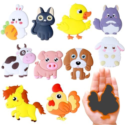 Refrigerator Magnets for Kids, Cute Farm Animals Fridge Magnet for Toddlers 1-3 Kids Magnets for ... | Amazon (US)