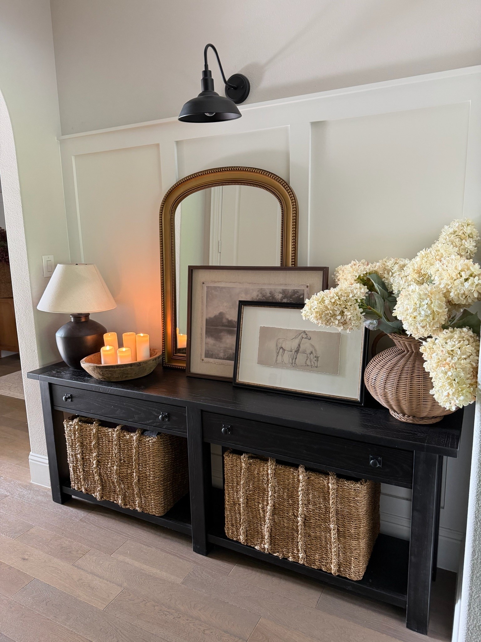 A moment for this buffet set up!! 👏👏👏 love love loving our mirror paired with these new pieces of wall art!

#LTKSeasonal #LTKHome
