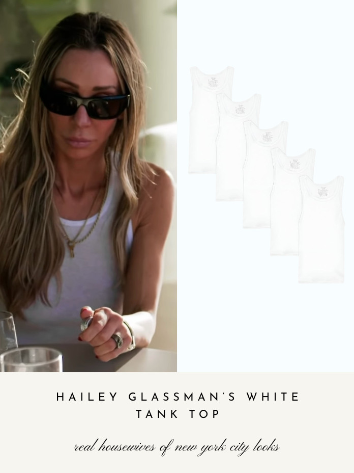Hailey Glassman's White Tank Top 

 