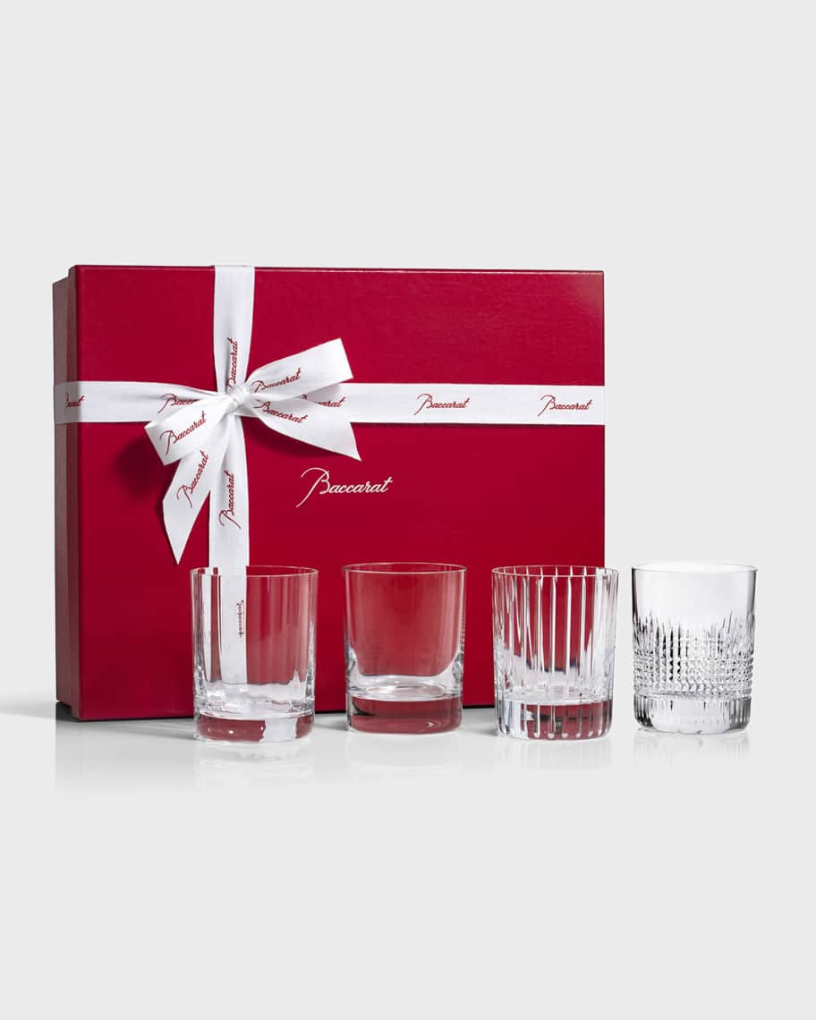Baccarat Four Elements Double Old-Fashioneds, Set of 4 | Neiman Marcus