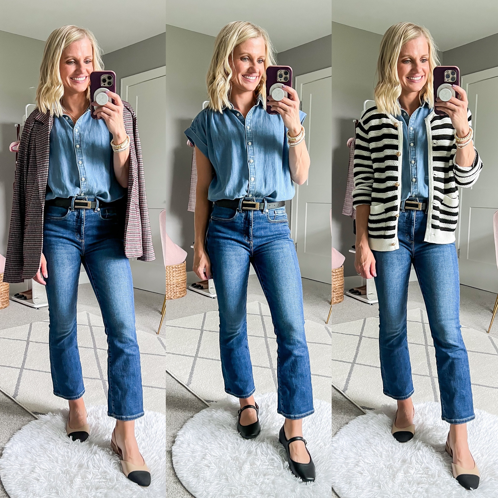 Mom-friendly fall capsule wardrobe outfits. For more details on post visit thriftywifehappylife.com

#LTKFindsUnder100 #LTKStyleTip #LTKSeasonal