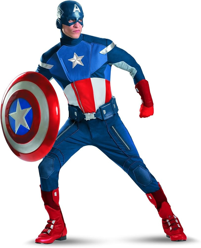 Disguise Captain America Avengers Theatrical Adult Costume | Amazon (US)