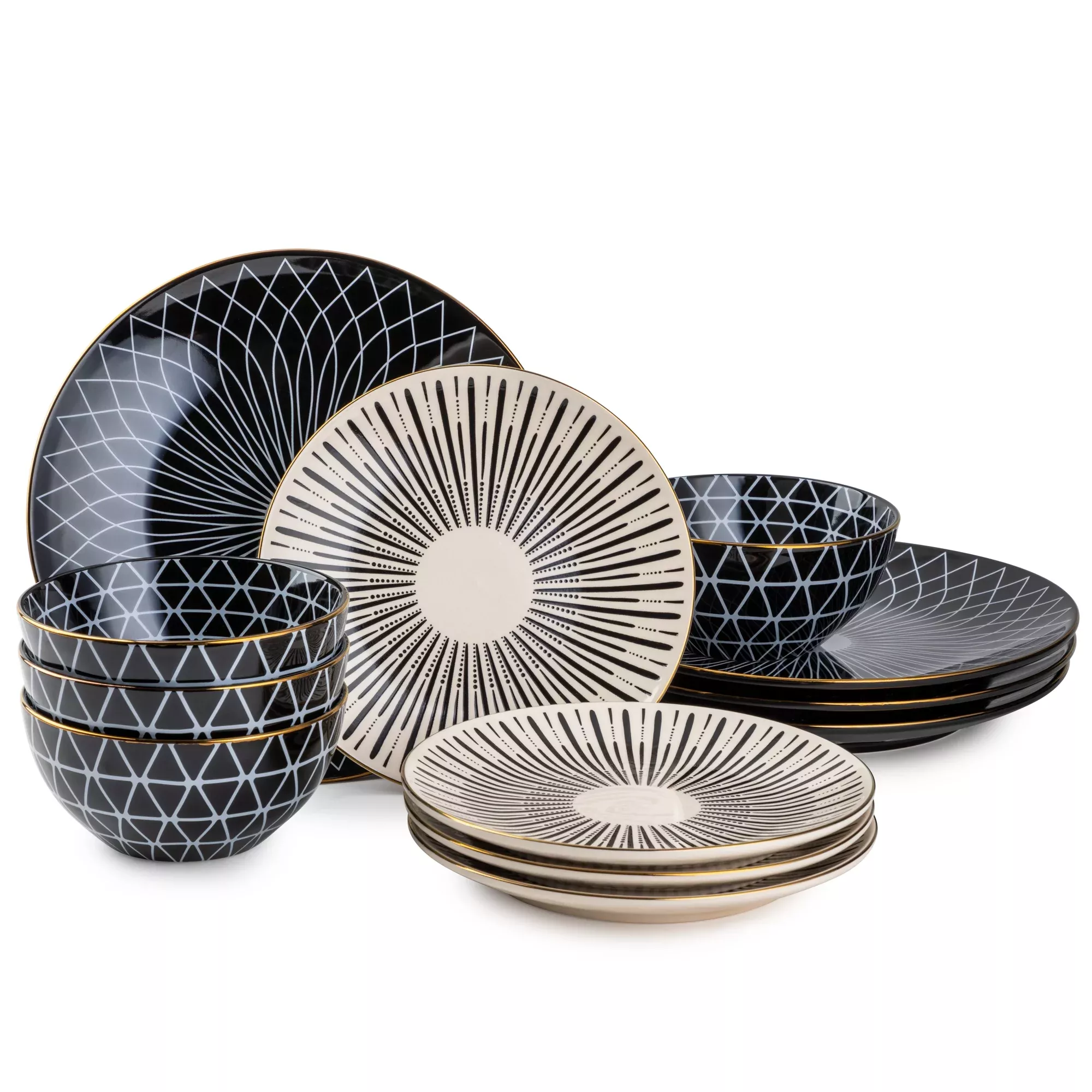 Thyme & Table Dinnerware Black & … curated on LTK