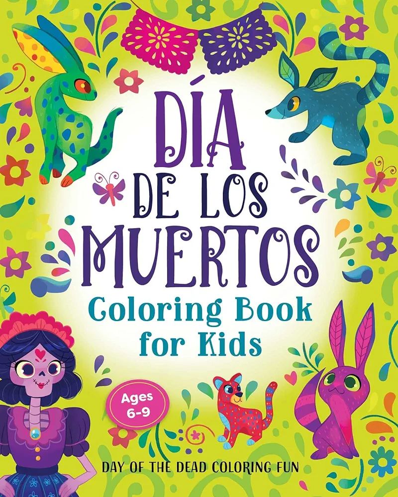 Día de los Muertos Coloring Book for Kids: Day of the Dead Coloring Fun | Amazon (US)