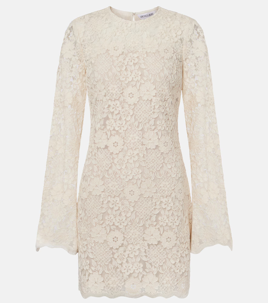Veronica Beard Teresia embroidered tulle minidress | Mytheresa (US/CA)