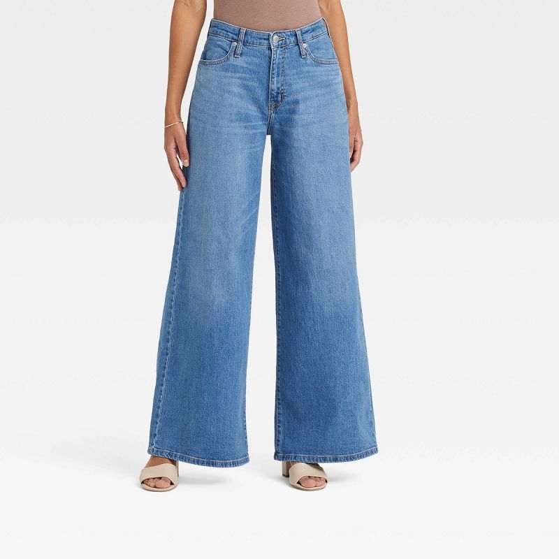 Women's High-Rise Wide Leg Jeans - A New Day™ | Target