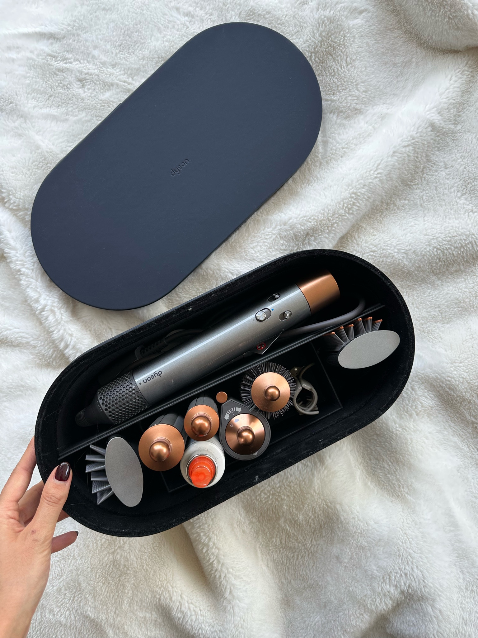 Looking for the perfect Christmas gift? 
The Airwrap are on offer with £80 off!
This year I received the Dyson Airwrap for my birthday and it was the BEST gift I’ve ever received. It doesn’t damage hair, super speedy at styling and you can create literally ANY look! Also John Lewis hand boots have a new colour way at the moment which is gorgeous! 

#LTKGift 

Gifting, Dyson, airwrap, hair, styling 

#LTKbeauty #LTKGiftGuide #LTKHoliday