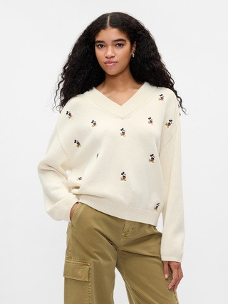 Gap × Disney Mickey Mouse Embroidered Sweater | Gap (US)