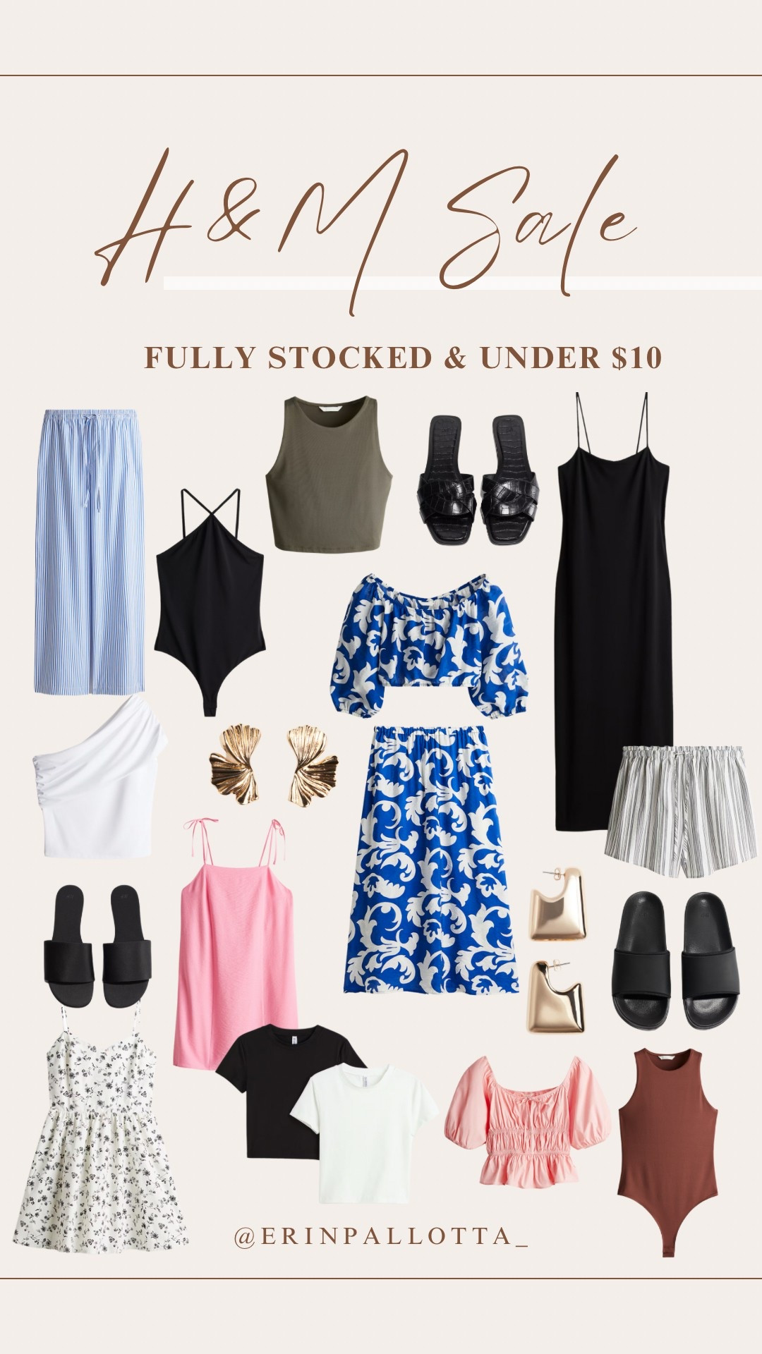 All of these items are $9.99 or less! The blue and white top and skirt combo is less than $20 total and fully stocked!

#LTKSaleAlert #LTKSummerEdit #LTKFindsUnder50