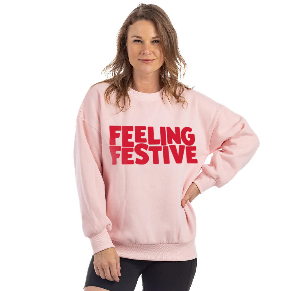 Feeling Festive Christmas Sweatshirt | Katydid.com