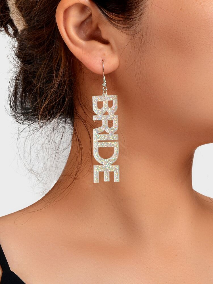 Letter Drop Earrings | SHEIN