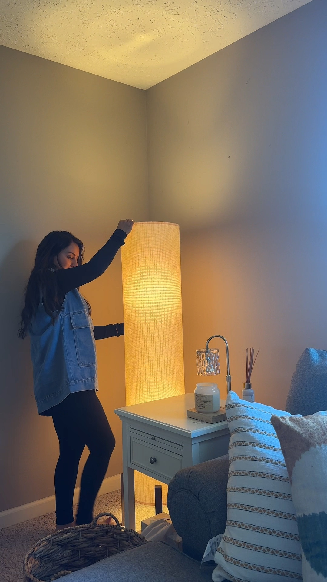 Tall paper lantern lamp 

#LTKStyleTip #LTKHome #LTKFindsUnder100