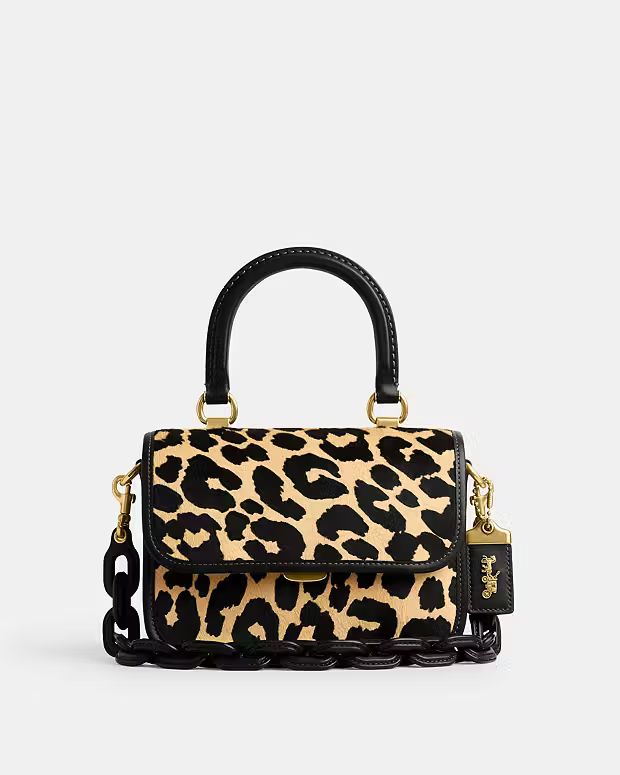 Rogue Top Handle In Haircalf With Leopard Print | Coach (US)