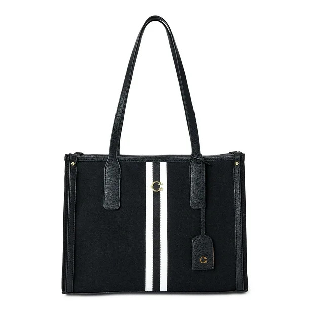 C. Wonder Women's Adult Eden Shopper Tote Bag Black | Walmart (US)