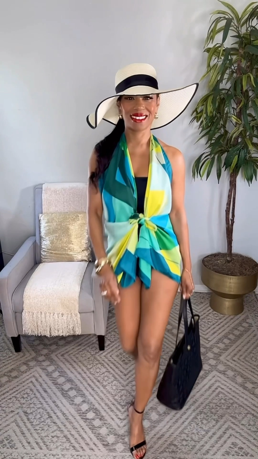 Fashion hack how to turn your scarf into two stylish swim cover- ups,

#LTKSwim #LTKootd #LTKgrwm