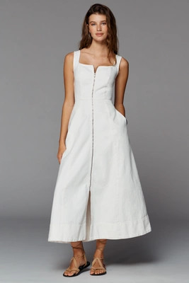 ALIGNE Paisley Sleeveless Zip-Front Maxi Dress | Anthropologie (UK)