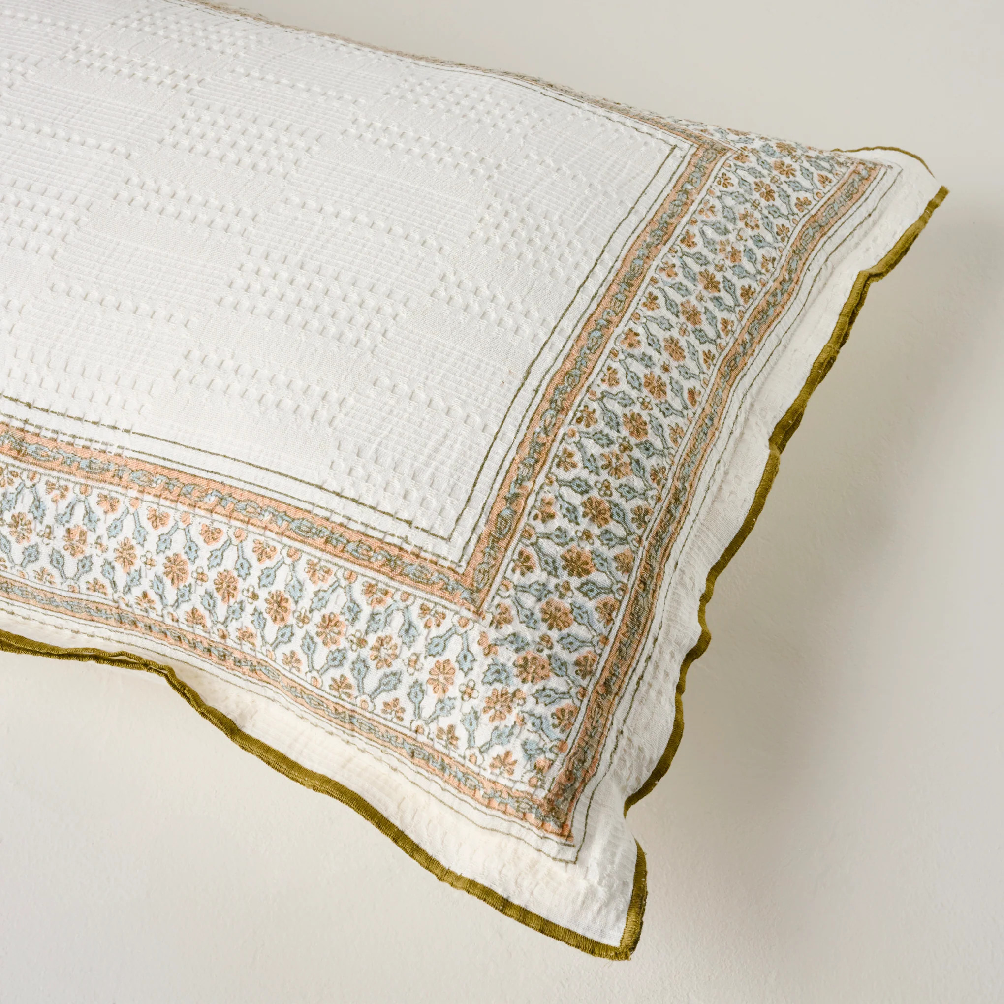 Clemence Block Print Sham | Magnolia
