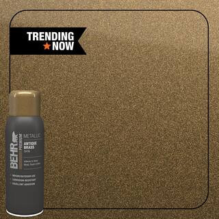 11 oz. #SP-215 Antique Brass Metallic Satin Interior/Exterior Spray Paint Aerosol | The Home Depot