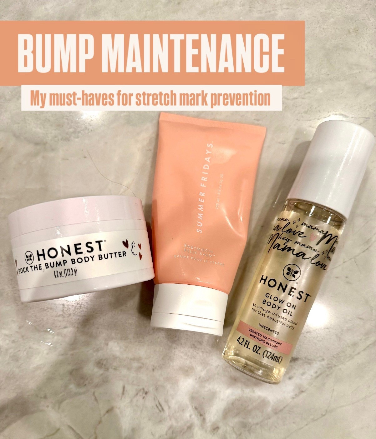 One thing I’m serious about in pregnancy is preventing stretch marks. These are the tried and true recommended by all my gfs 

#LTKmorningroutine #LTKselfcare #LTKmomlife