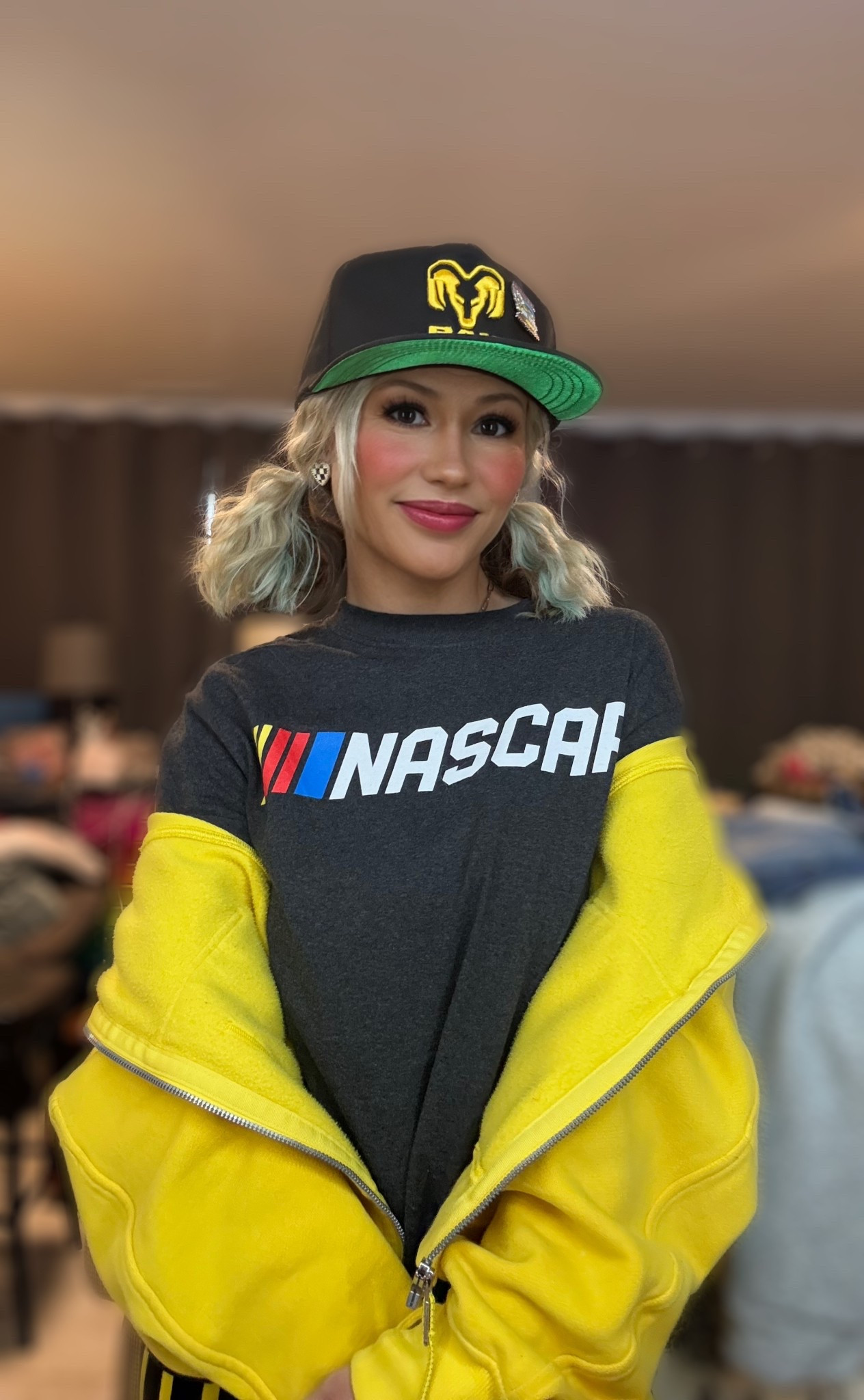 Sundays are for speed. 🏁
Reppin’ NASCAR + RAM all day.
Daytona 500 fit check! 

#LTKootd #LTKActive #LTKPetite