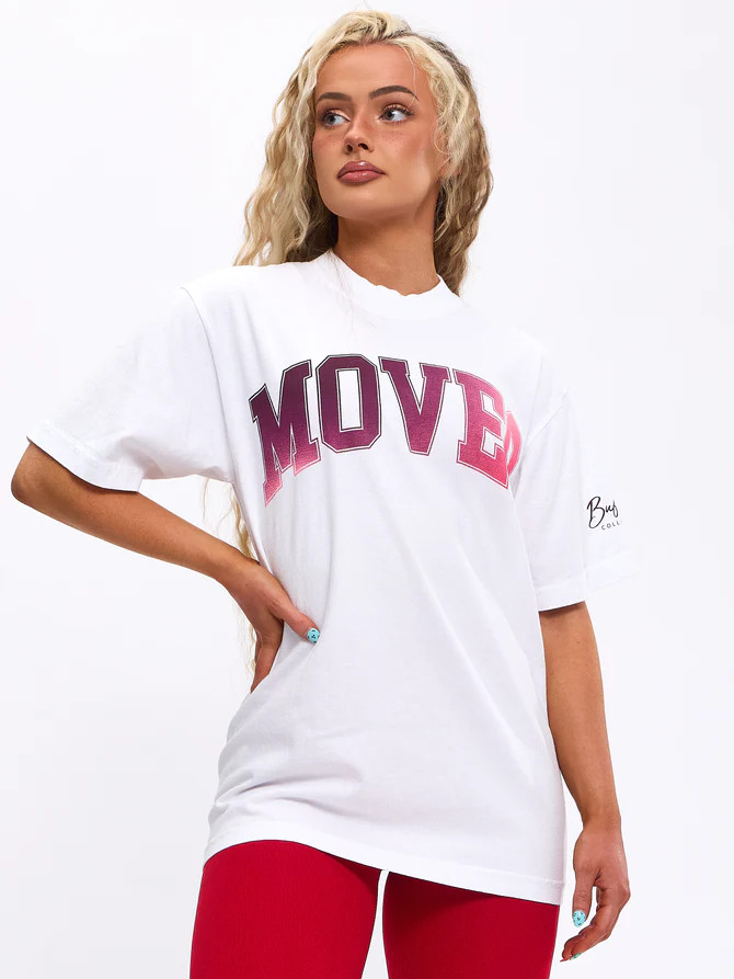 Juicy Moves Tee - White | Buffbunny