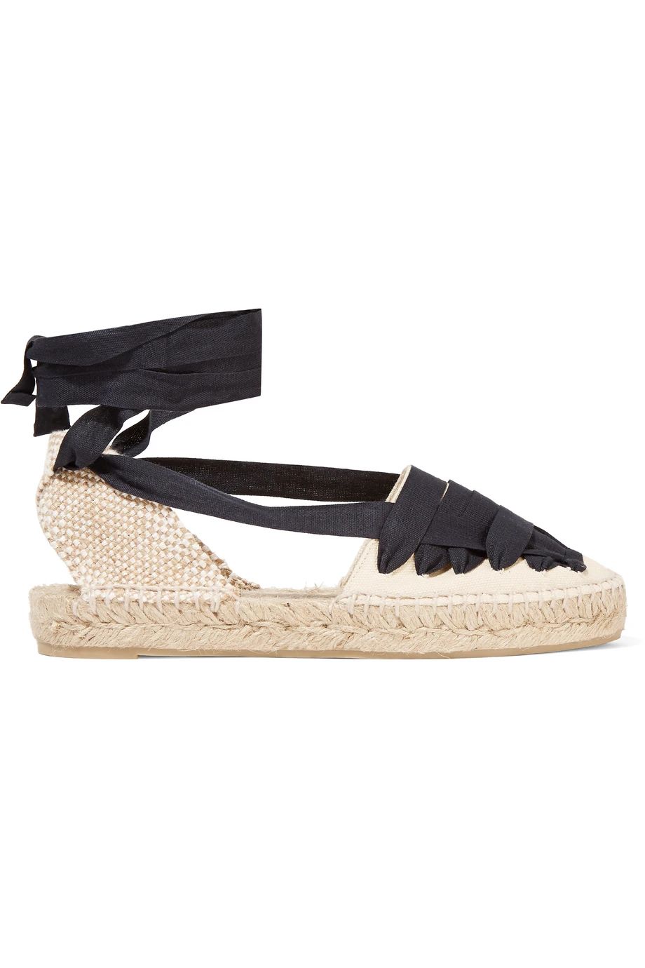 Castañer Patty Canvas Espadrilles, Cream, Women's US Size: 8.5, Size: 39 | NET-A-PORTER (US)