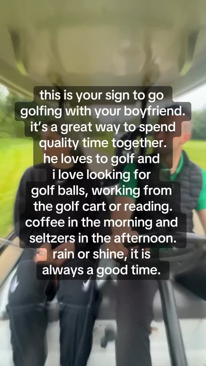this is your sign to go golfing with your man🫶🏼
tiktok: thegolfgirlfriend 
•
•
•
alaska golf golf, golf, golf girlfriend, golf caddy, golf ball retriever, golf balls, golf humor, golfing, golfer, golf girl