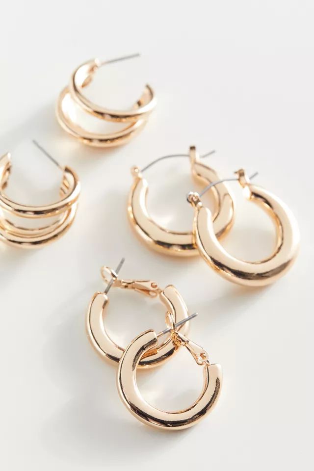 Everyday Mini Hoop Earring Set | Urban Outfitters (US and RoW)