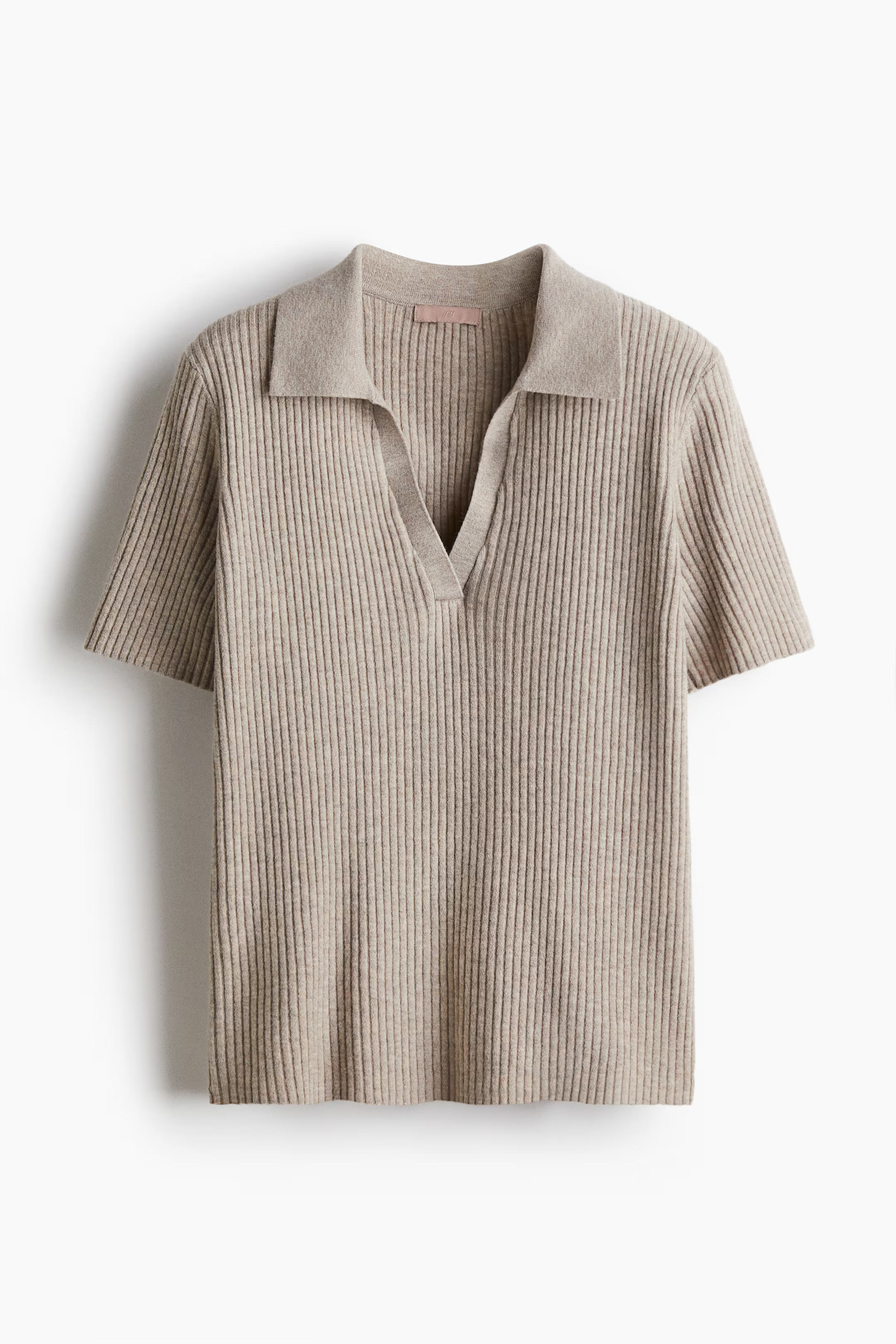 Rib-knit polo shirt | H&M (UK, MY, IN, SG, PH, TW, HK)