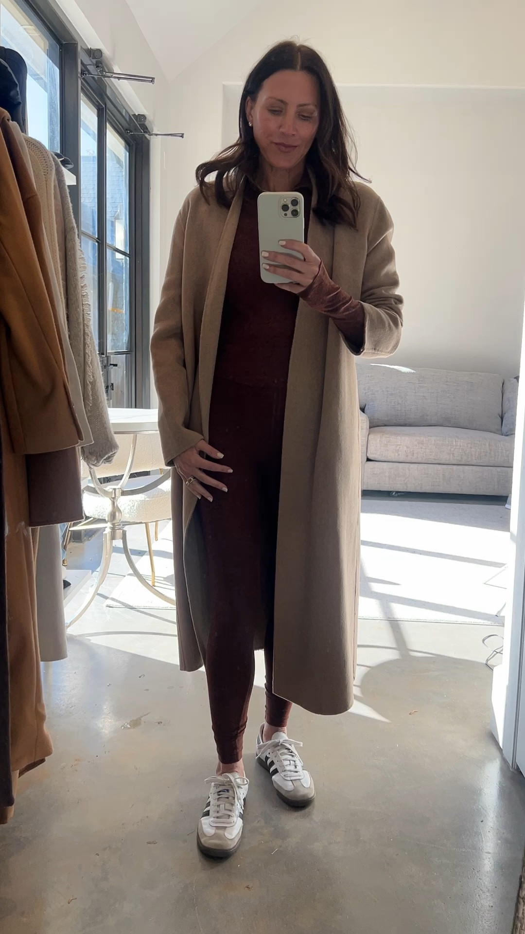 Casual winter outfit, year of ours, travel outfit, leggings outfit 

Wearing size s in all

#LTKtravel #LTKfitness #LTKover40