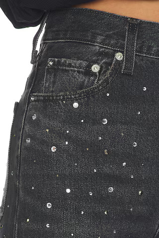 Ribcage Wide Leg Jeans in Dazzle Me Smoke | Revolve Clothing (Global)