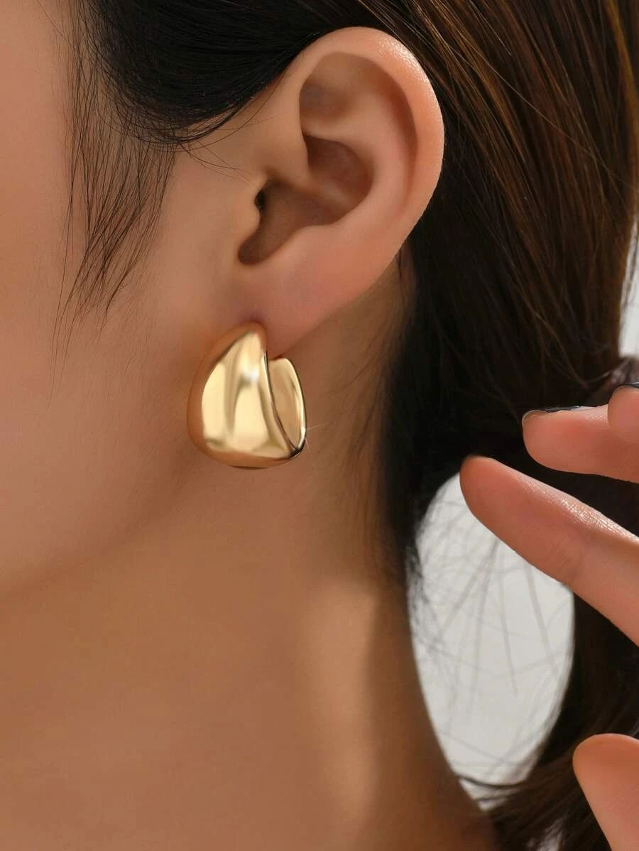 Minimalist Cuff Hoop Earrings | SHEIN