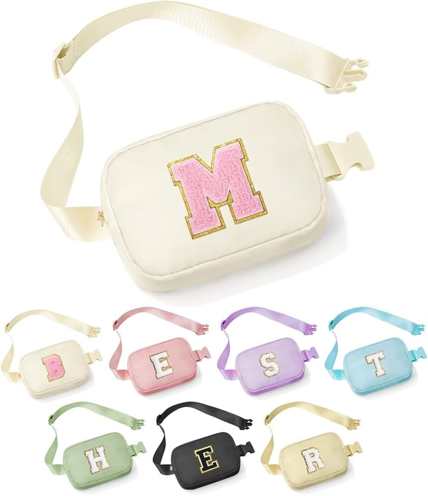 YOOLIFE Initial Crossbody Bag Girls Purse Belt Bag Fanny Pack - Birthday Gifts for 3 4 5 6 7 8 9 ... | Amazon (US)