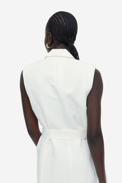 Linen-blend Tie-belt Dress | H&M (US + CA)