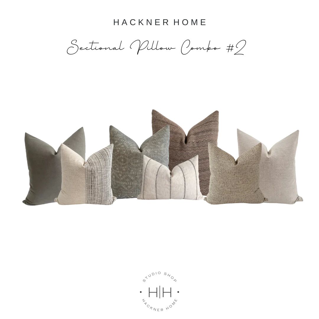 Sectional Pillow Combo #2 | Hackner Home (US)
