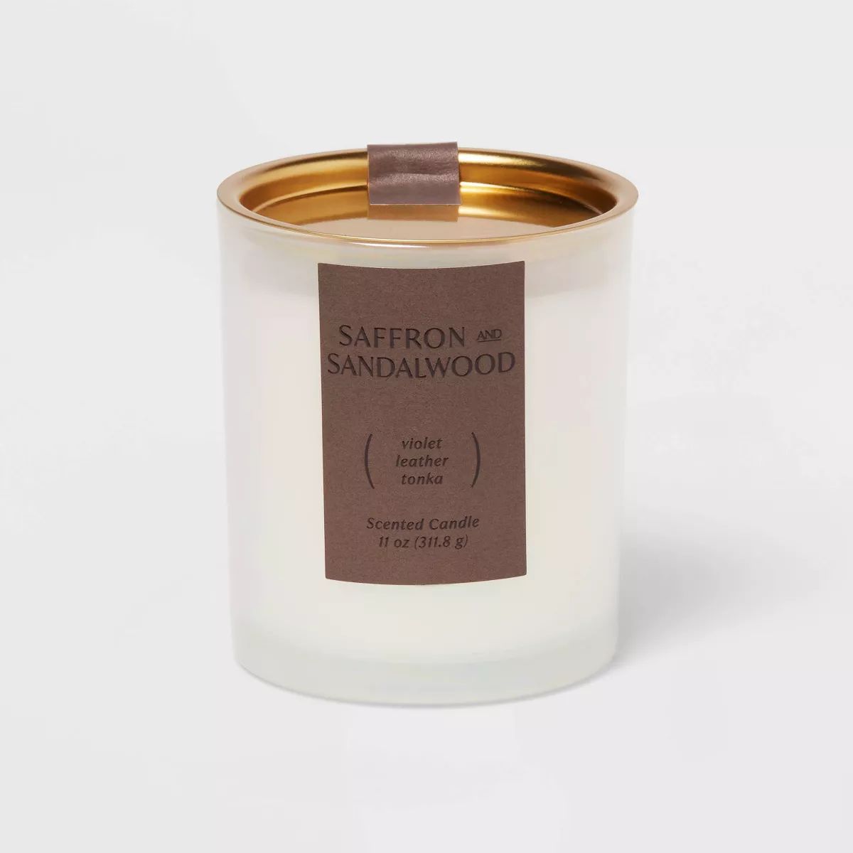 1-Wick 11oz Glass Jar Candle Saffron and Sandalwood - Threshold™ | Target